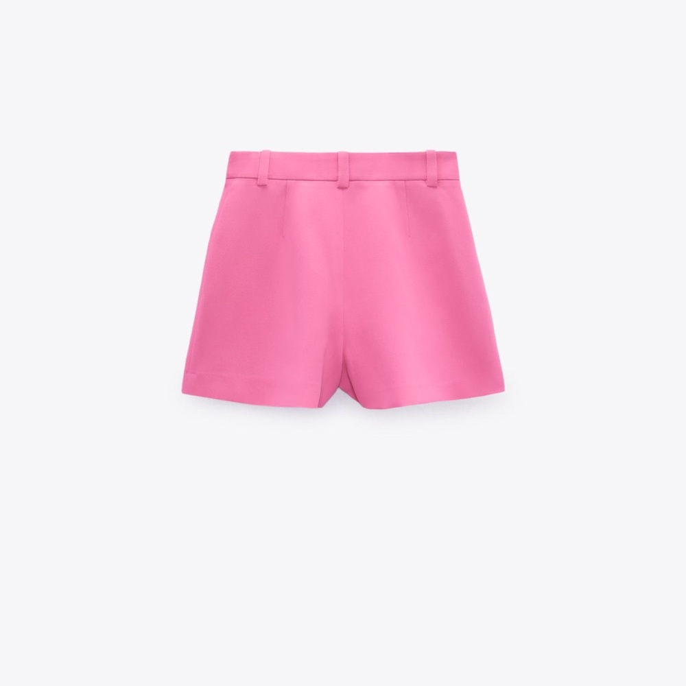 Zara bright pink high Waisted shorts XS - Picture 5 of 8